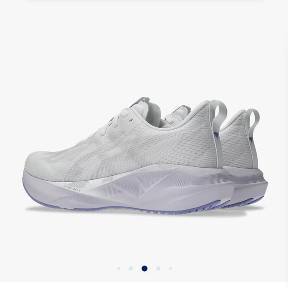 ASICS Women's Novablast 5 in white/lilac hint - Picture 7 of 11